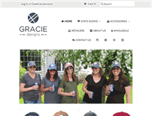 Tablet Screenshot of graciedesigns.com